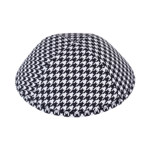 Black and White Houndstooth Ikippah