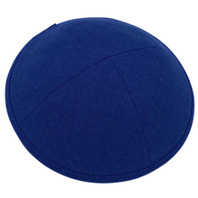 Navy Linen Kippah4U