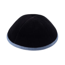 Black Velvet with Denim Rim Ikippah
