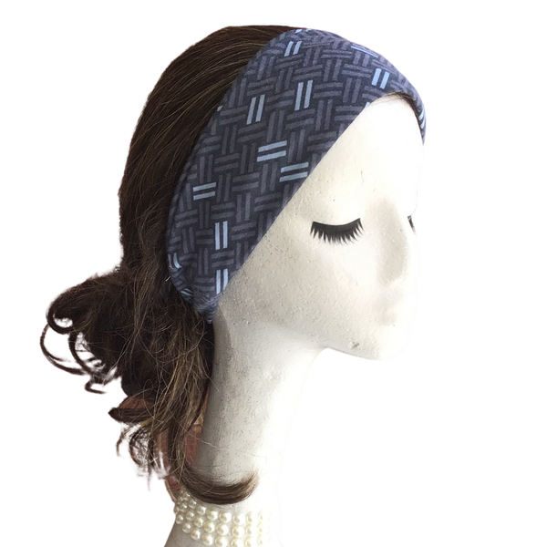 Double Lined Blue Headband