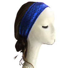 Blue Mermaid Scales Headband