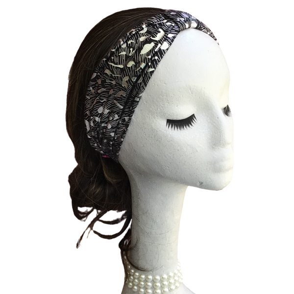 Silver Wheat Headband