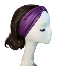Purple Leather Headband