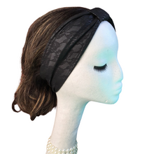 Leather and Lace Headband