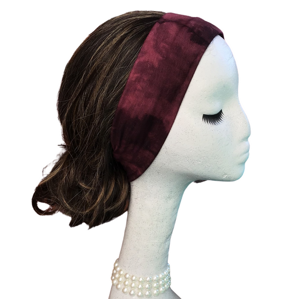 Wine Tie Dye Headband
