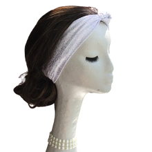 White Holographic Splatter Headband