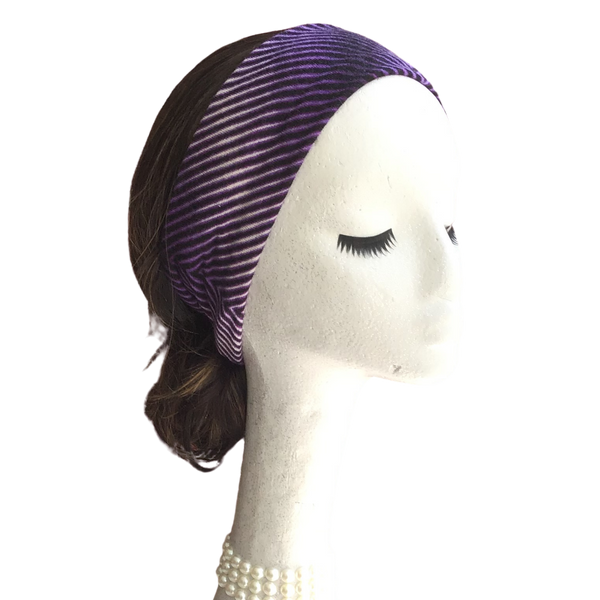 Purple Lined Headband