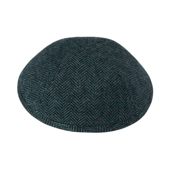 Green Herringbone Ikippah